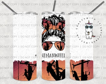 Lineman Wife Tumbler