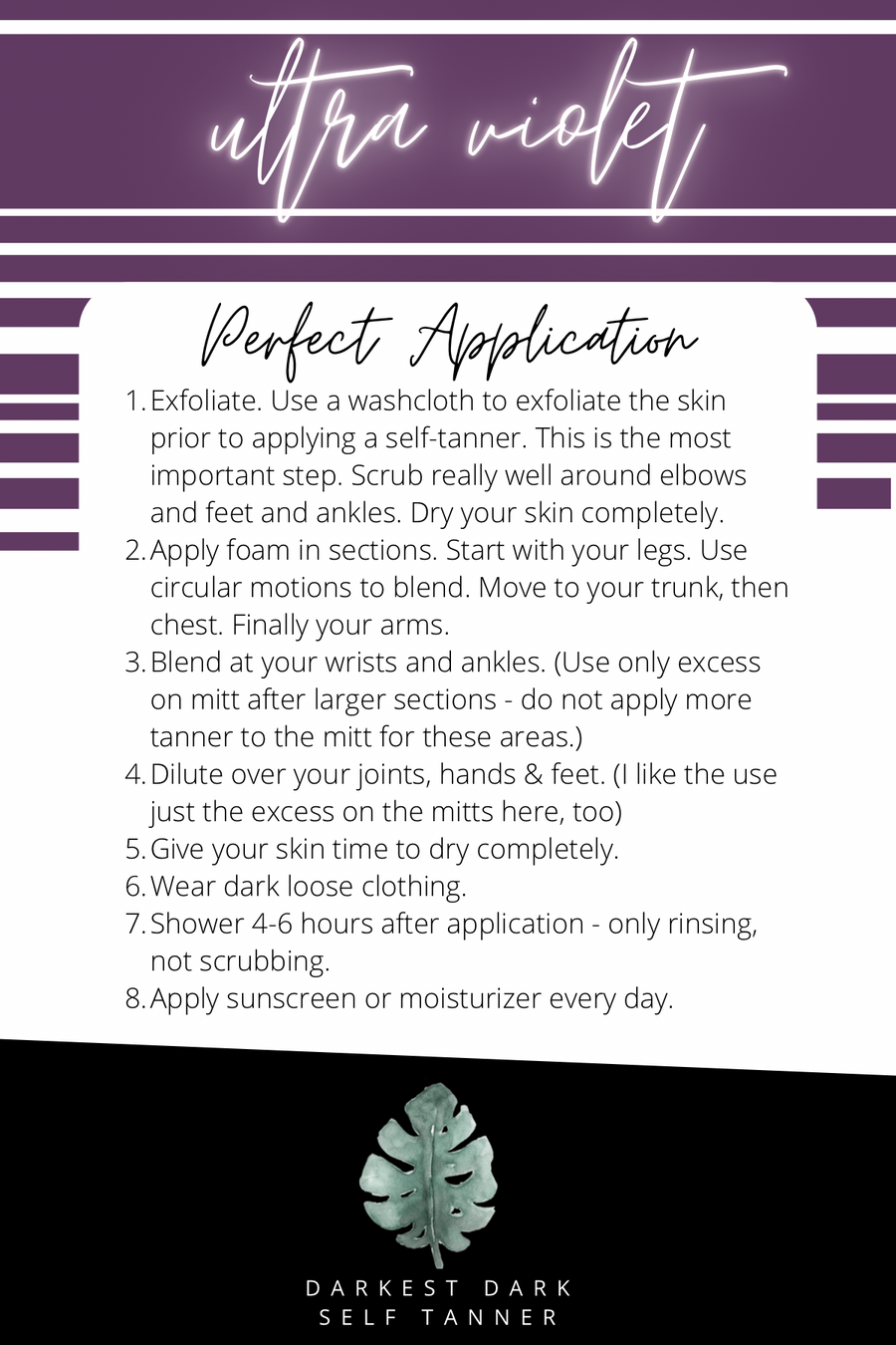 The Perfect Self Tanner