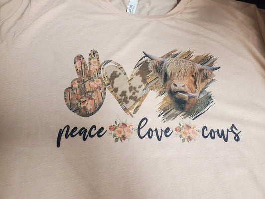 Peace Love Cows